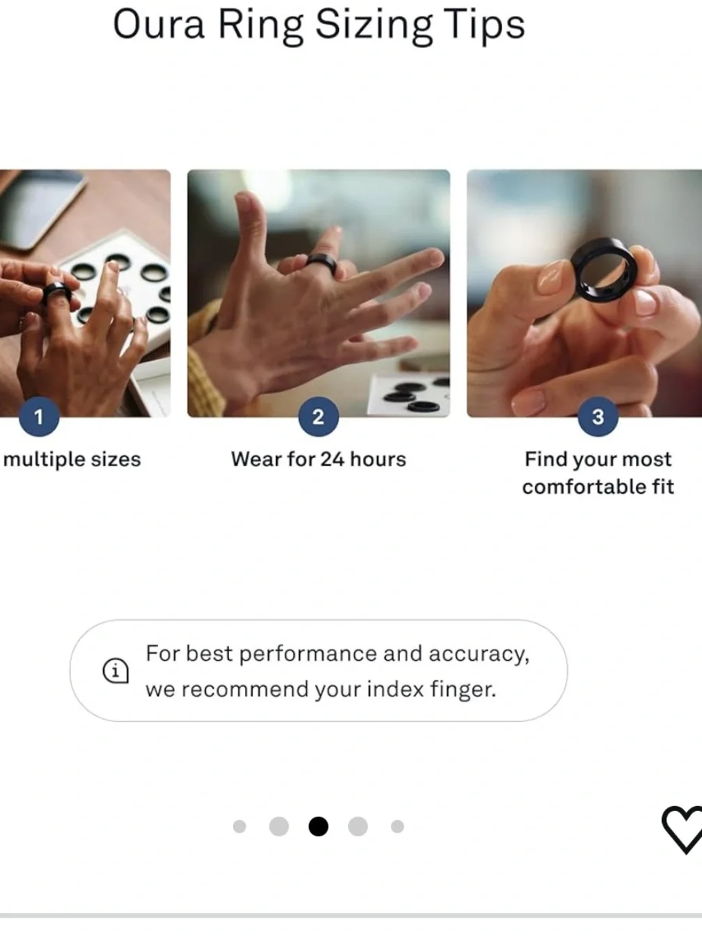 OURA Gen3 Heritage Stealth US10 Set